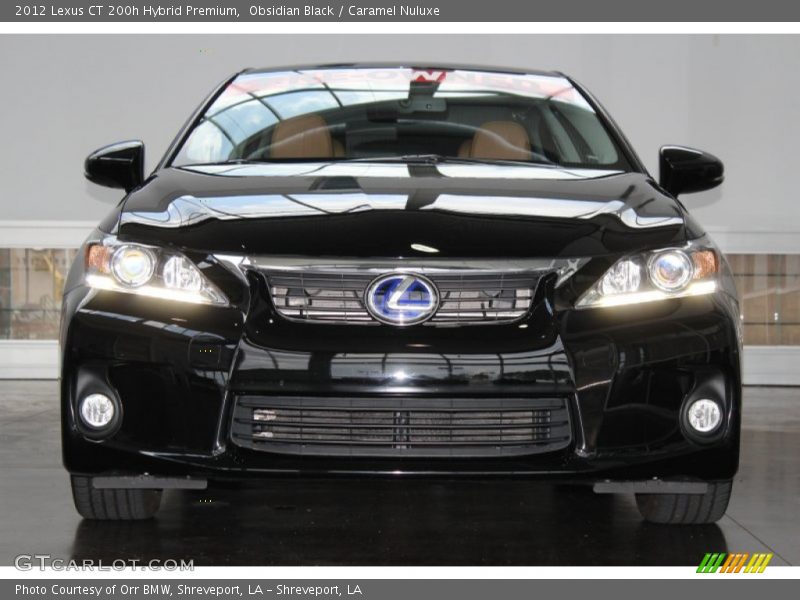 Obsidian Black / Caramel Nuluxe 2012 Lexus CT 200h Hybrid Premium