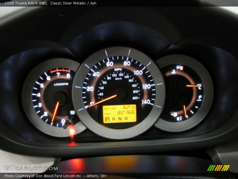 Classic Silver Metallic / Ash 2008 Toyota RAV4 4WD