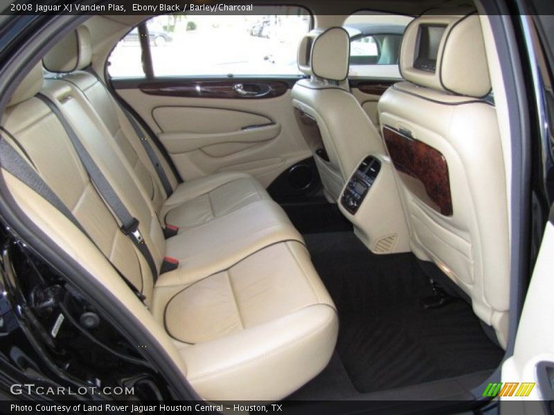 Ebony Black / Barley/Charcoal 2008 Jaguar XJ Vanden Plas