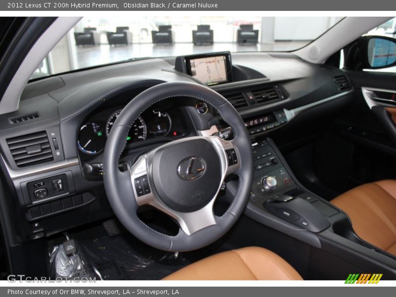Obsidian Black / Caramel Nuluxe 2012 Lexus CT 200h Hybrid Premium