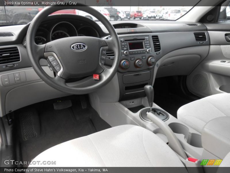 Midnight Gray / Gray 2009 Kia Optima LX