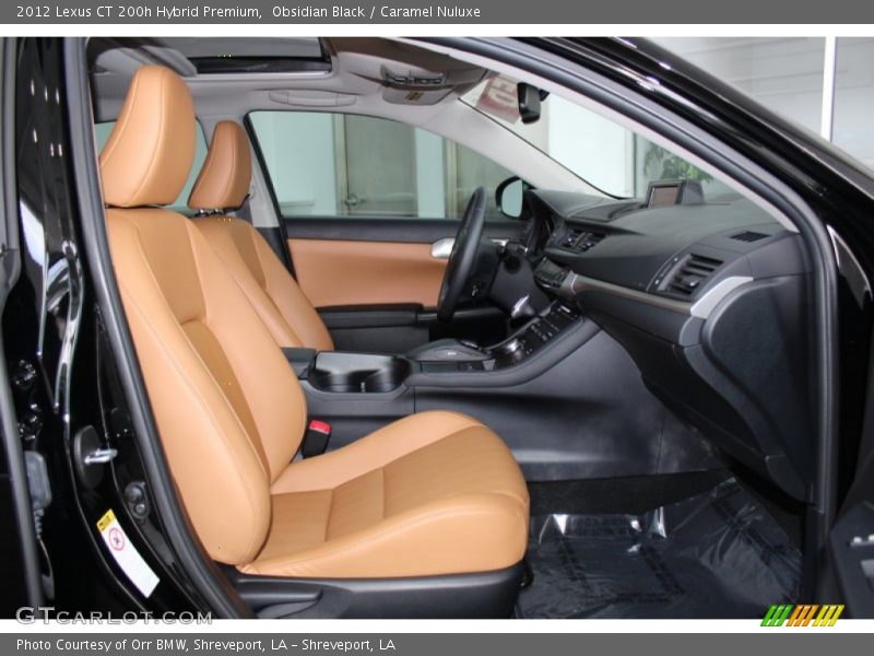 Obsidian Black / Caramel Nuluxe 2012 Lexus CT 200h Hybrid Premium
