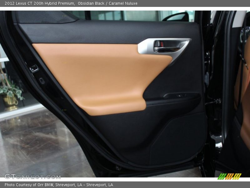 Obsidian Black / Caramel Nuluxe 2012 Lexus CT 200h Hybrid Premium