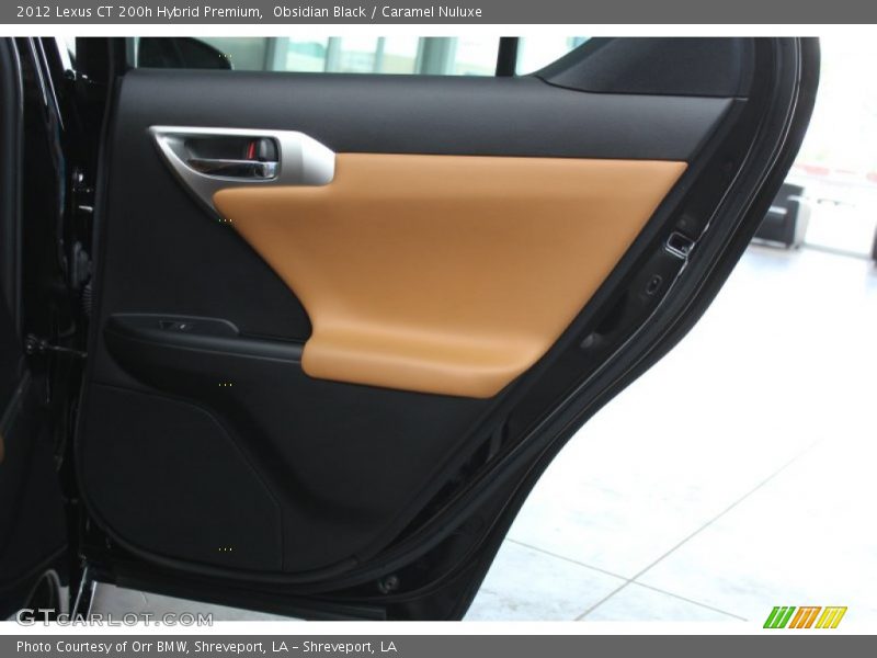 Obsidian Black / Caramel Nuluxe 2012 Lexus CT 200h Hybrid Premium