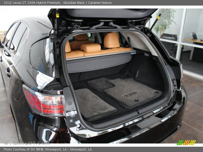 Obsidian Black / Caramel Nuluxe 2012 Lexus CT 200h Hybrid Premium