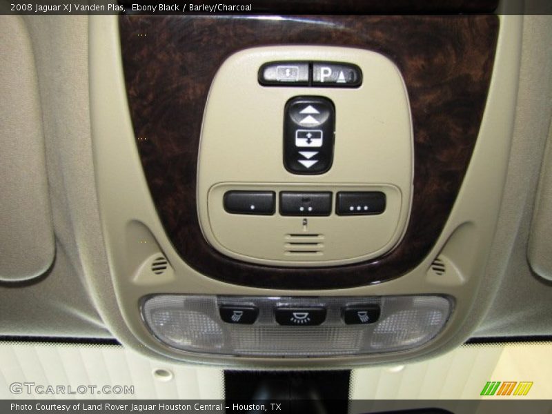 Ebony Black / Barley/Charcoal 2008 Jaguar XJ Vanden Plas