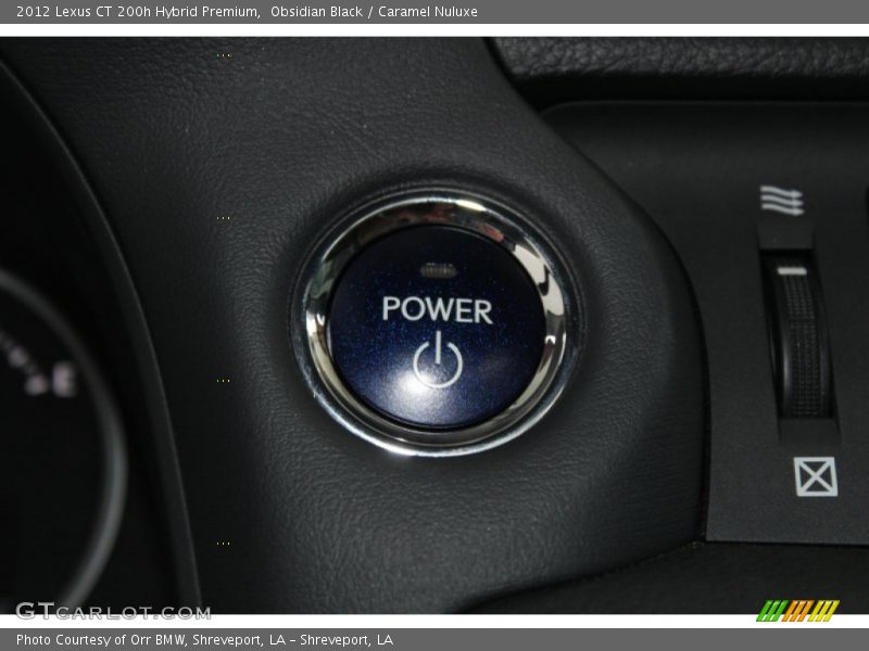 Obsidian Black / Caramel Nuluxe 2012 Lexus CT 200h Hybrid Premium