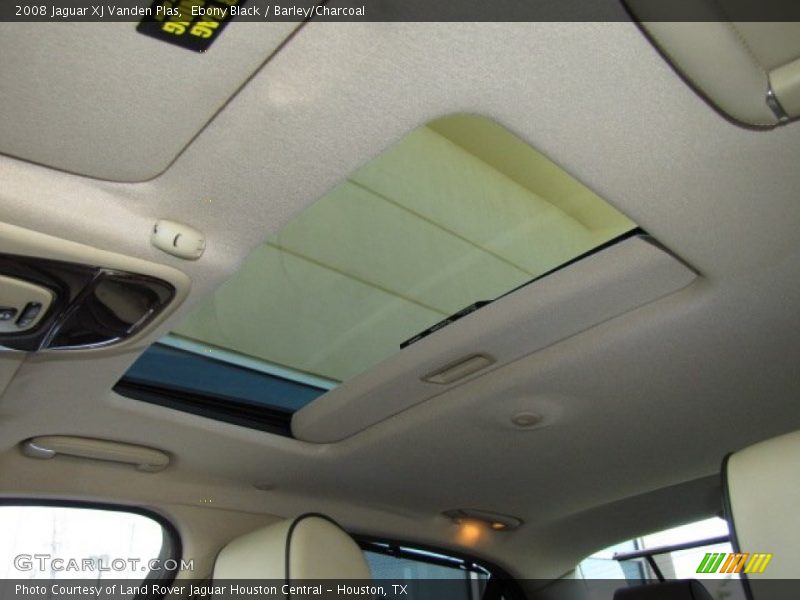 Ebony Black / Barley/Charcoal 2008 Jaguar XJ Vanden Plas