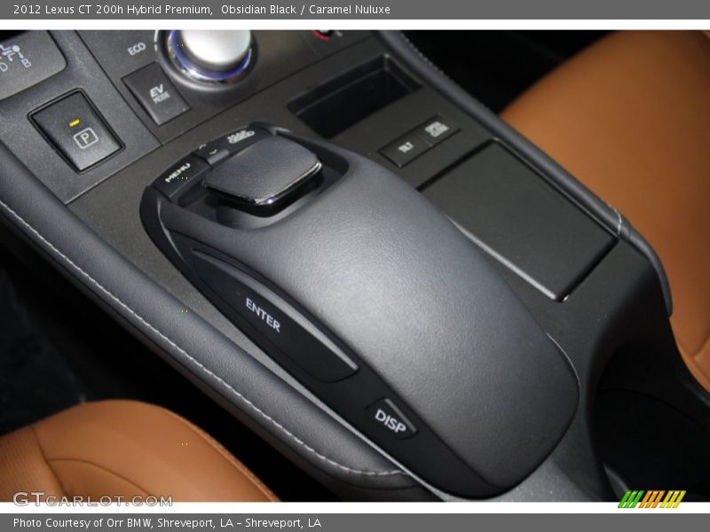 Obsidian Black / Caramel Nuluxe 2012 Lexus CT 200h Hybrid Premium