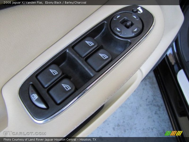 Ebony Black / Barley/Charcoal 2008 Jaguar XJ Vanden Plas