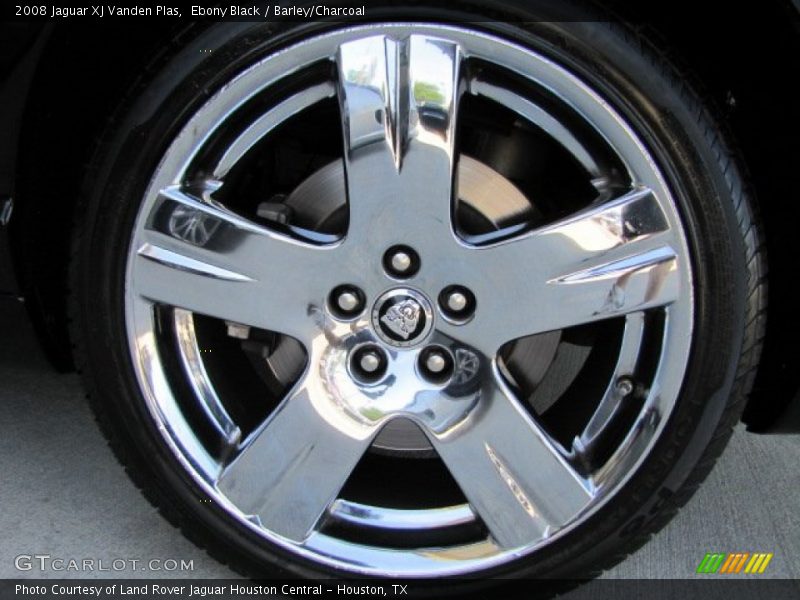 Ebony Black / Barley/Charcoal 2008 Jaguar XJ Vanden Plas