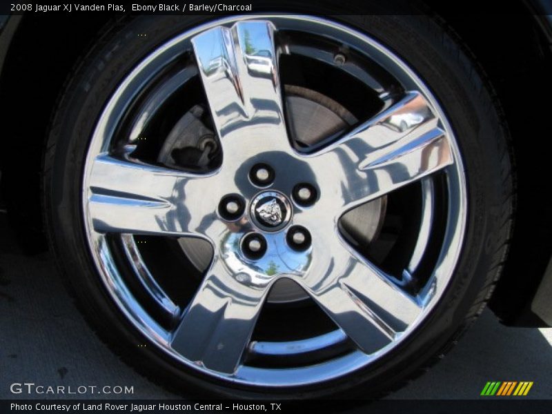 Ebony Black / Barley/Charcoal 2008 Jaguar XJ Vanden Plas