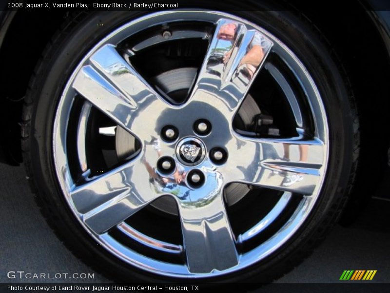 Ebony Black / Barley/Charcoal 2008 Jaguar XJ Vanden Plas