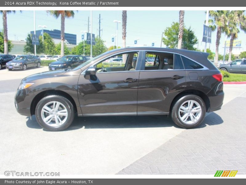 Kona Coffee Metallic / Parchment 2014 Acura RDX Technology