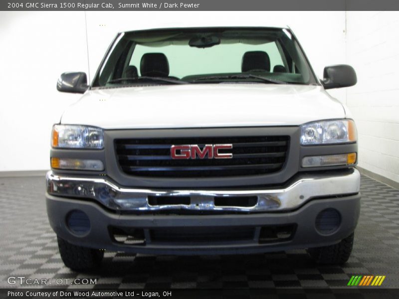 Summit White / Dark Pewter 2004 GMC Sierra 1500 Regular Cab
