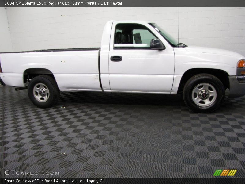 Summit White / Dark Pewter 2004 GMC Sierra 1500 Regular Cab