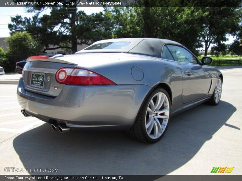 Lunar Grey Metallic / Ivory/Slate 2008 Jaguar XK XKR Convertible
