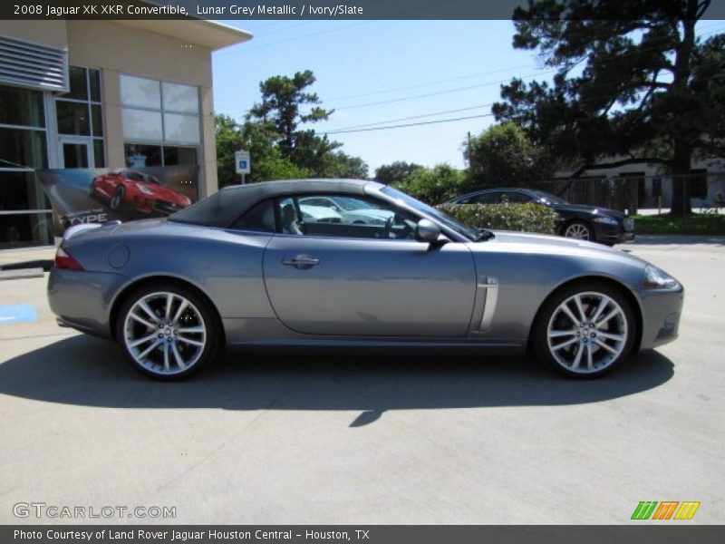 Lunar Grey Metallic / Ivory/Slate 2008 Jaguar XK XKR Convertible