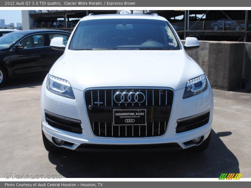 Glacier White Metallic / Espresso Brown 2012 Audi Q7 3.0 TDI quattro