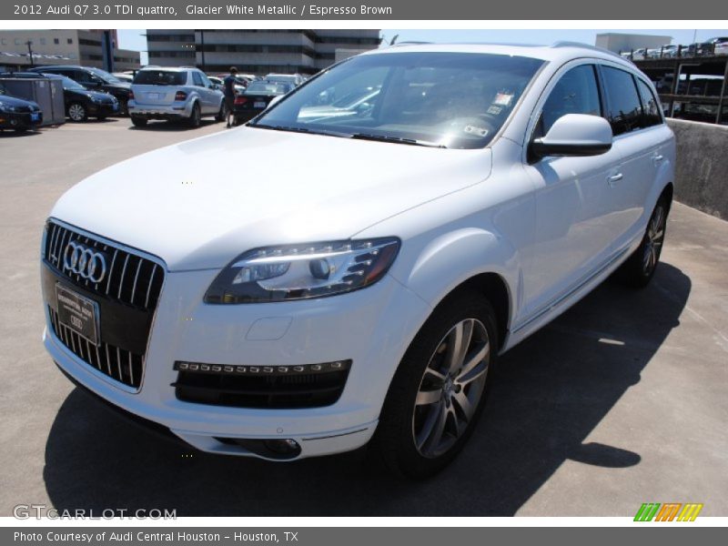 Glacier White Metallic / Espresso Brown 2012 Audi Q7 3.0 TDI quattro