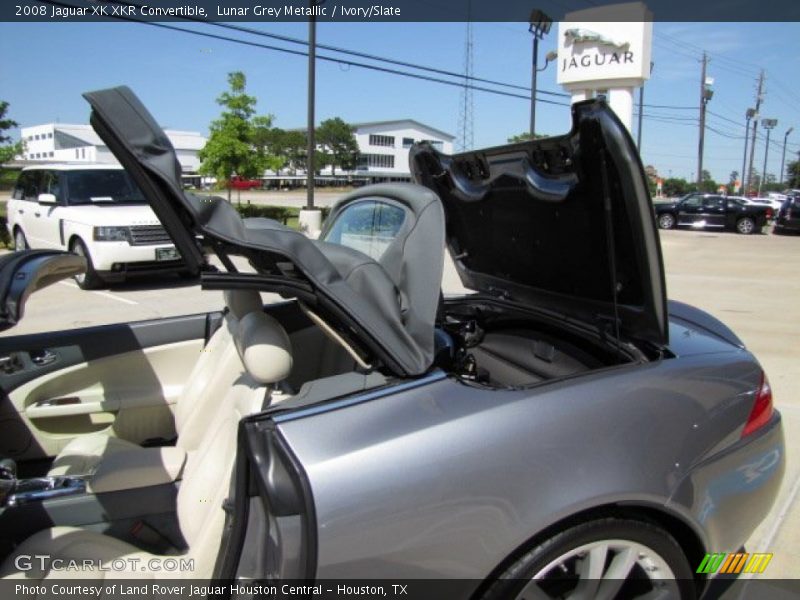 Lunar Grey Metallic / Ivory/Slate 2008 Jaguar XK XKR Convertible