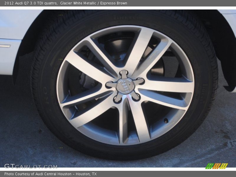 Glacier White Metallic / Espresso Brown 2012 Audi Q7 3.0 TDI quattro