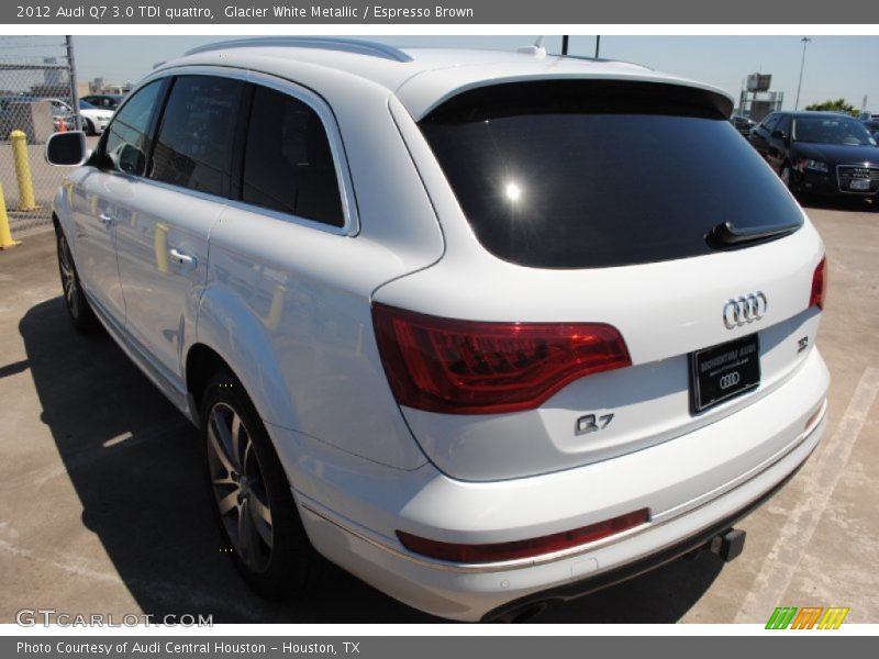 Glacier White Metallic / Espresso Brown 2012 Audi Q7 3.0 TDI quattro