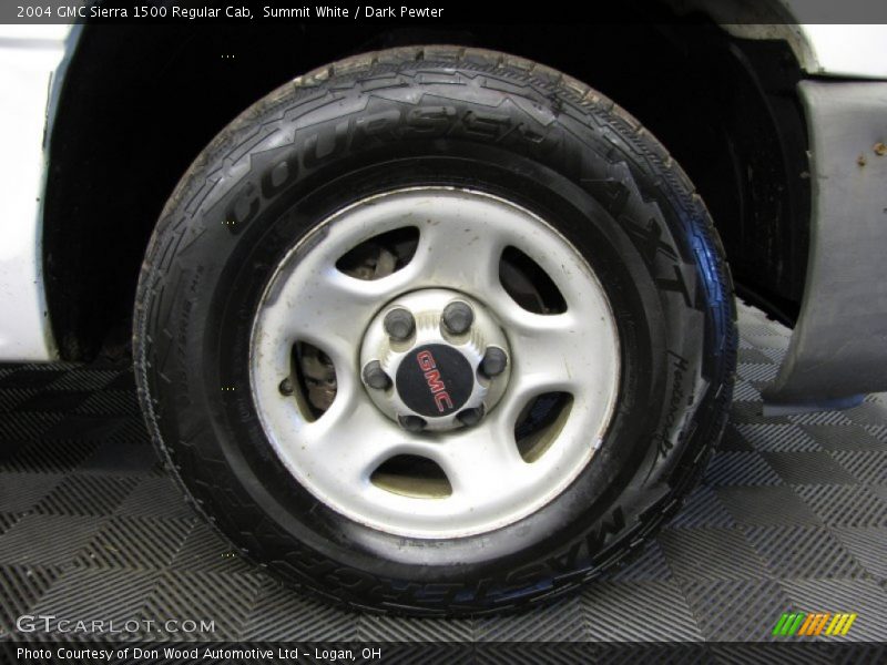 Summit White / Dark Pewter 2004 GMC Sierra 1500 Regular Cab