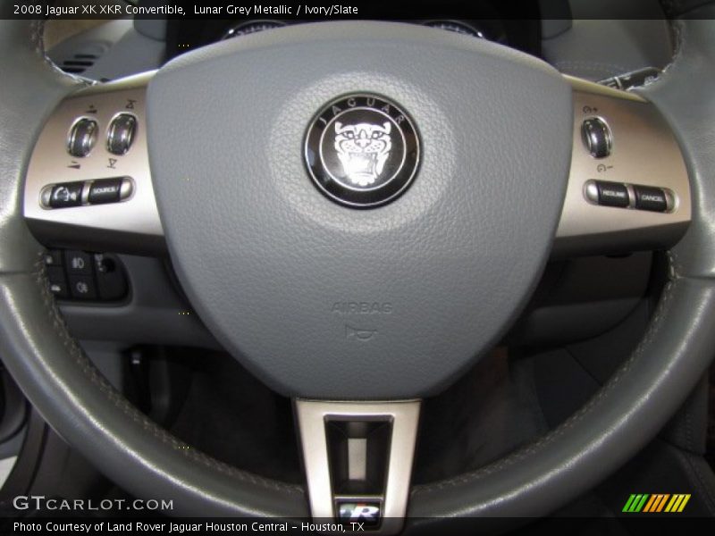 Lunar Grey Metallic / Ivory/Slate 2008 Jaguar XK XKR Convertible