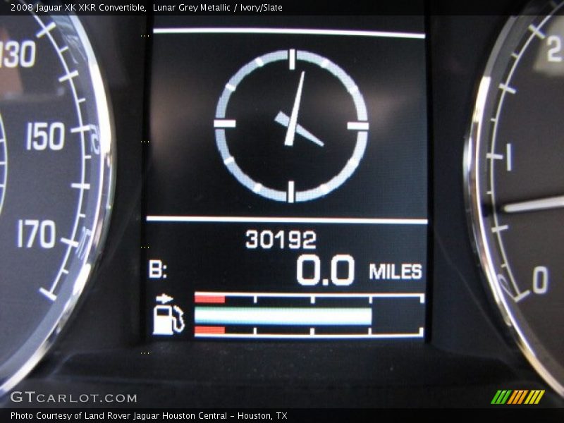Lunar Grey Metallic / Ivory/Slate 2008 Jaguar XK XKR Convertible