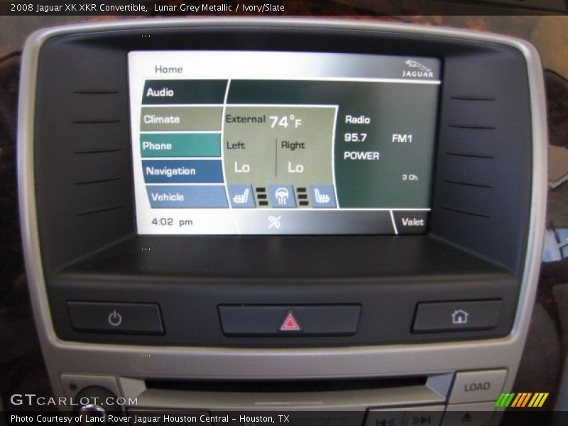 Lunar Grey Metallic / Ivory/Slate 2008 Jaguar XK XKR Convertible