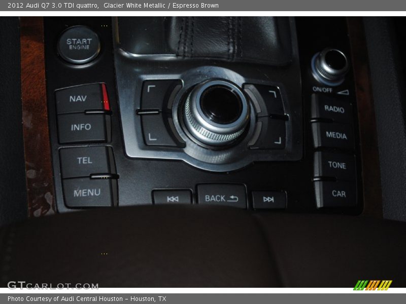 Controls of 2012 Q7 3.0 TDI quattro