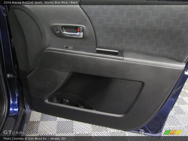 Stormy Blue Mica / Black 2009 Mazda MAZDA5 Sport