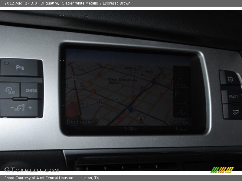 Glacier White Metallic / Espresso Brown 2012 Audi Q7 3.0 TDI quattro