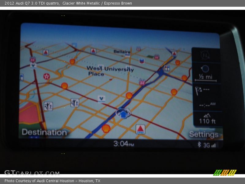Glacier White Metallic / Espresso Brown 2012 Audi Q7 3.0 TDI quattro