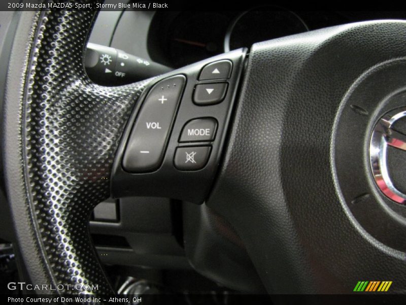 Stormy Blue Mica / Black 2009 Mazda MAZDA5 Sport