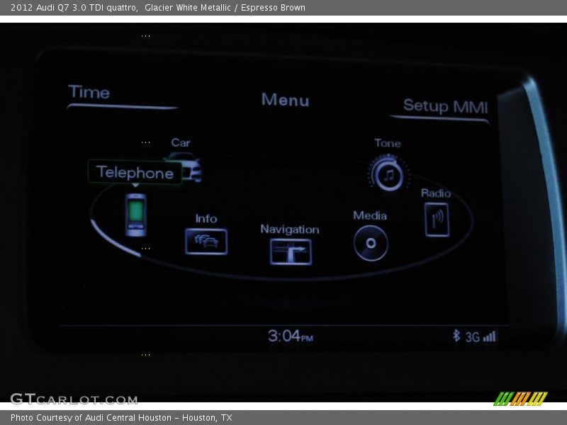 Glacier White Metallic / Espresso Brown 2012 Audi Q7 3.0 TDI quattro