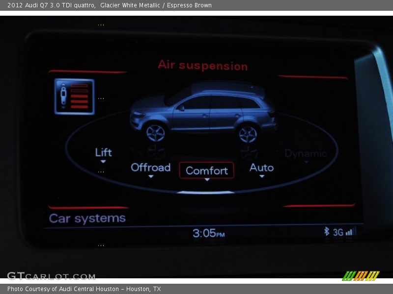 Glacier White Metallic / Espresso Brown 2012 Audi Q7 3.0 TDI quattro