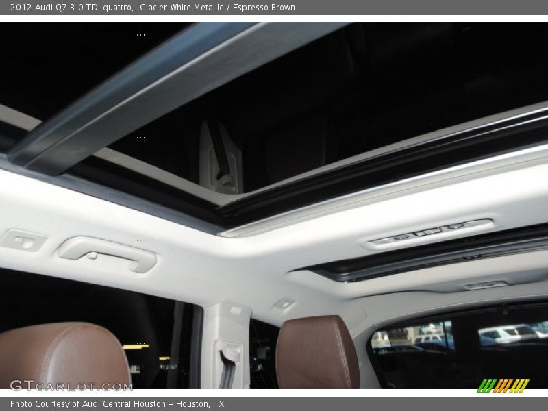 Glacier White Metallic / Espresso Brown 2012 Audi Q7 3.0 TDI quattro