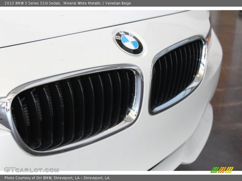 Mineral White Metallic / Venetian Beige 2013 BMW 3 Series 320i Sedan