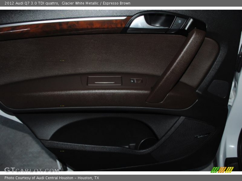 Glacier White Metallic / Espresso Brown 2012 Audi Q7 3.0 TDI quattro