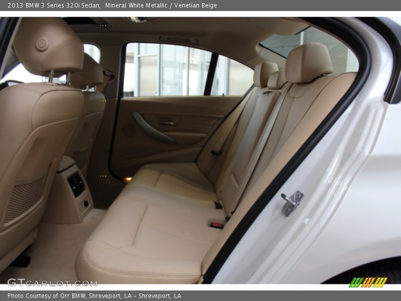 Mineral White Metallic / Venetian Beige 2013 BMW 3 Series 320i Sedan