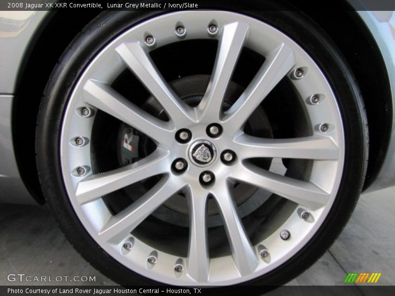 Lunar Grey Metallic / Ivory/Slate 2008 Jaguar XK XKR Convertible