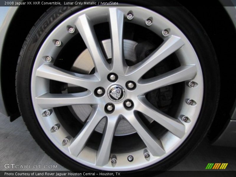 Lunar Grey Metallic / Ivory/Slate 2008 Jaguar XK XKR Convertible