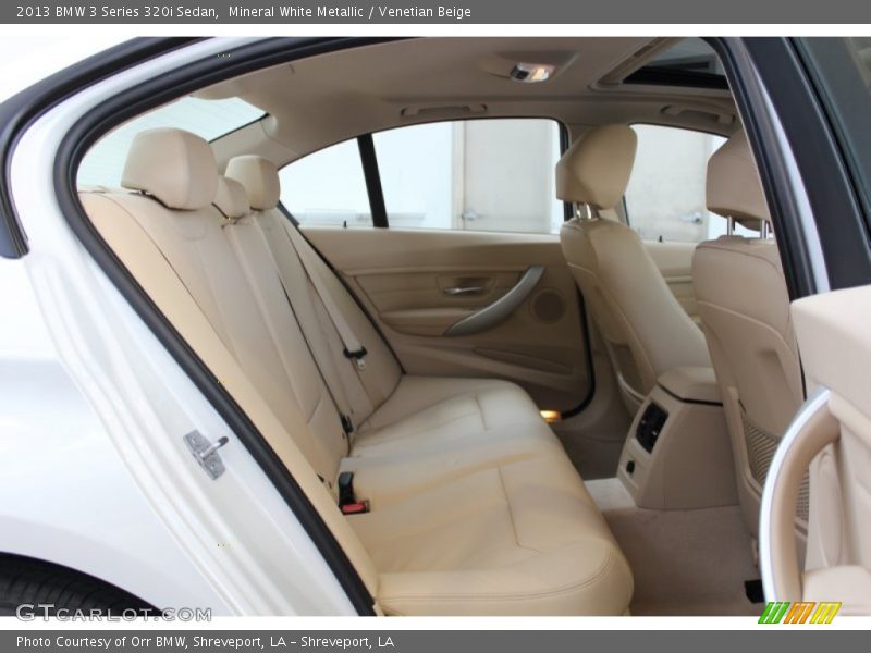 Mineral White Metallic / Venetian Beige 2013 BMW 3 Series 320i Sedan