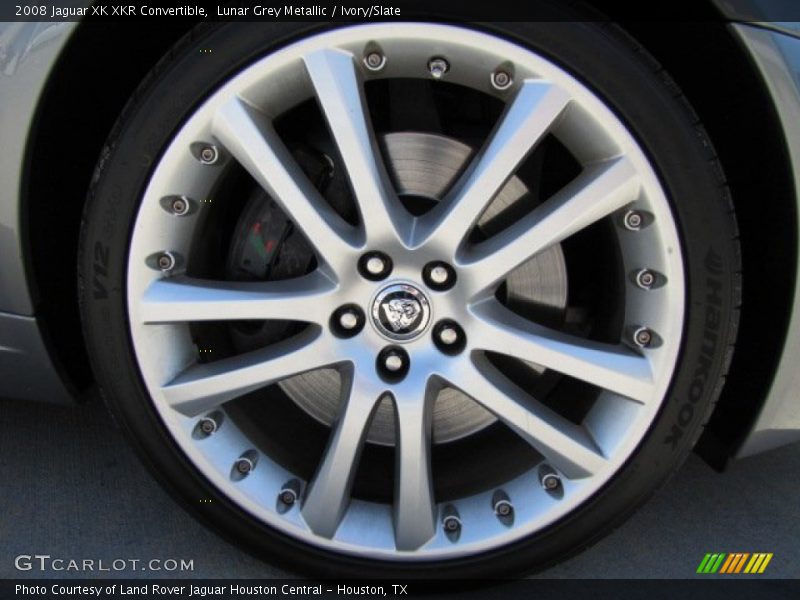 Lunar Grey Metallic / Ivory/Slate 2008 Jaguar XK XKR Convertible
