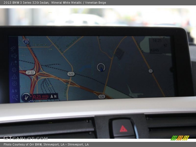 Mineral White Metallic / Venetian Beige 2013 BMW 3 Series 320i Sedan