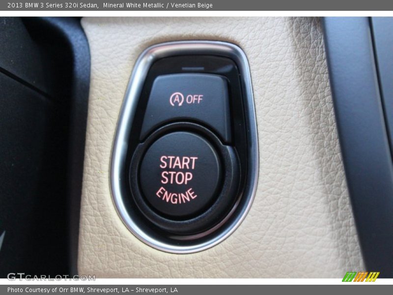 Mineral White Metallic / Venetian Beige 2013 BMW 3 Series 320i Sedan