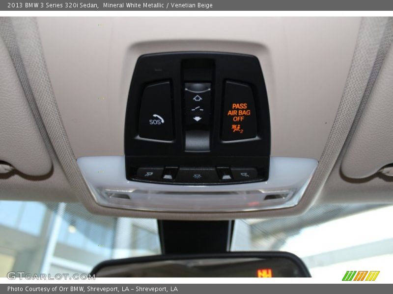 Mineral White Metallic / Venetian Beige 2013 BMW 3 Series 320i Sedan