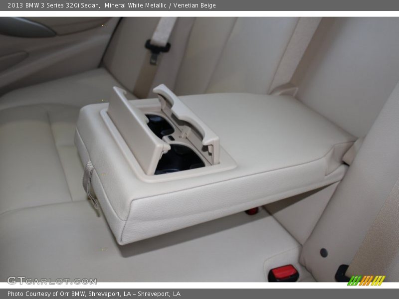 Mineral White Metallic / Venetian Beige 2013 BMW 3 Series 320i Sedan
